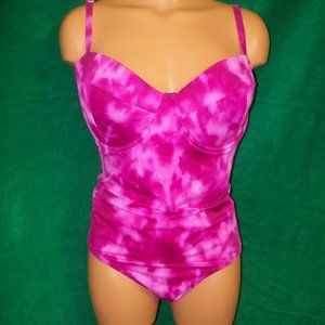 100 DEGREE shade of pink one piece sz 1X (16W-18W)